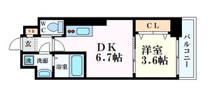 ワールドアイ大阪緑地公園の物件間取画像